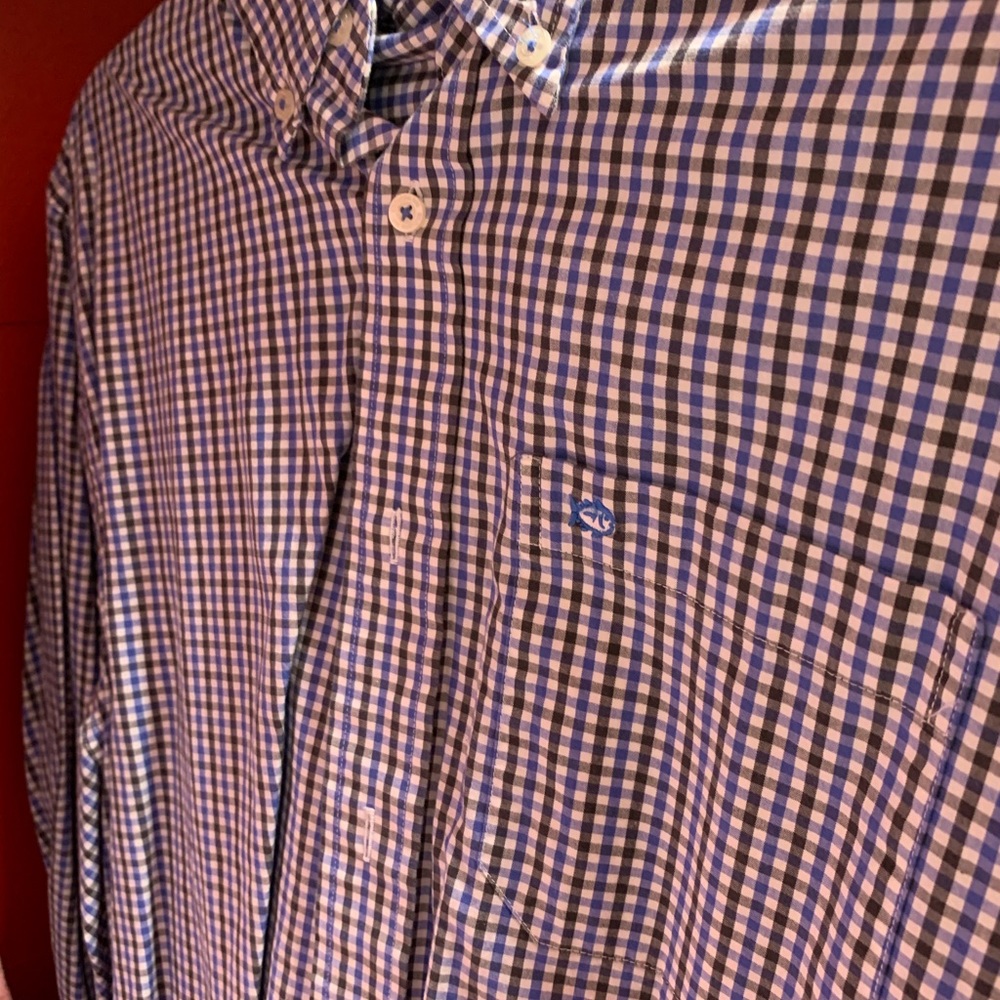 Black and blue and white